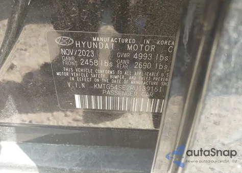 2024 Genesis G70 3.3T Awd Sport Advanced z USA, uszkodzony, nr VIN KMTG54SE2RU139151